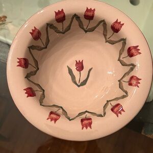 Nicholas Mosse Irish Tulip Pattern Bowl